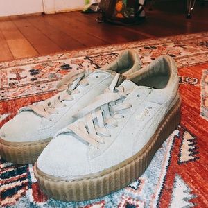 Oatmeal Rihanna Fenty Puma Creepers